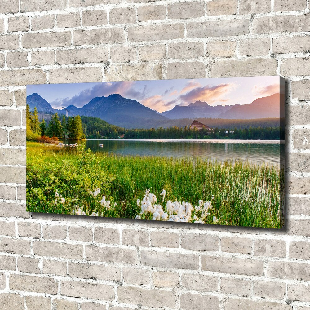 Tableau photo sur toile Lac dans les montagnes