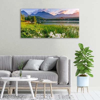 Tableau photo sur toile Lac dans les montagnes