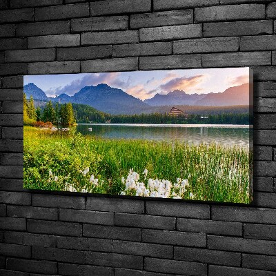 Tableau photo sur toile Lac dans les montagnes