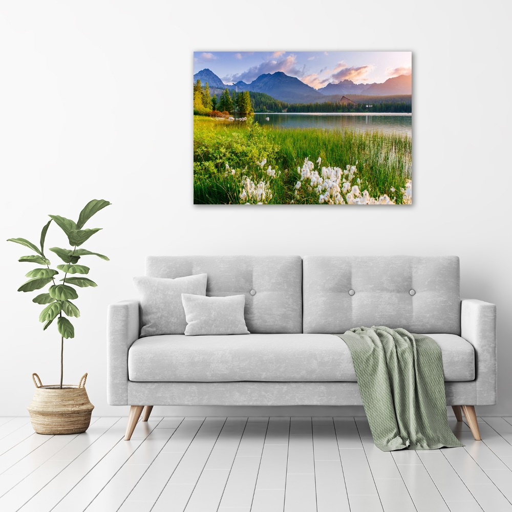 Tableau photo sur toile Lac dans les montagnes