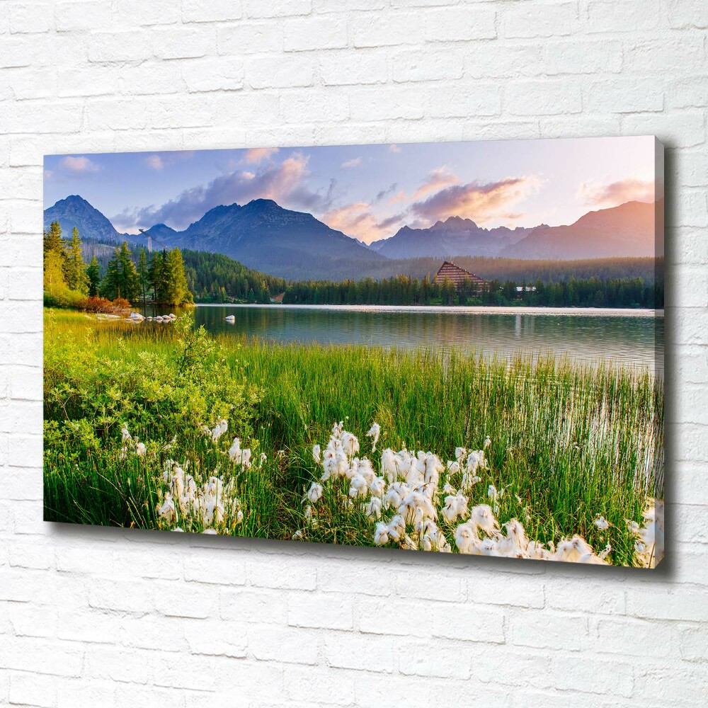 Tableau photo sur toile Lac dans les montagnes