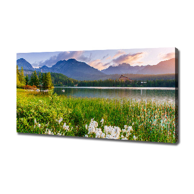 Tableau photo sur toile Lac dans les montagnes