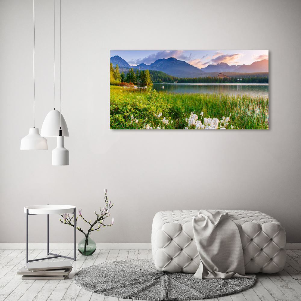 Tableau photo sur toile Lac dans les montagnes