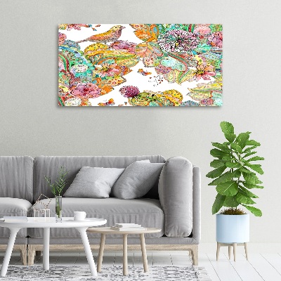 Tableau photo sur toile Oiseau et ornements