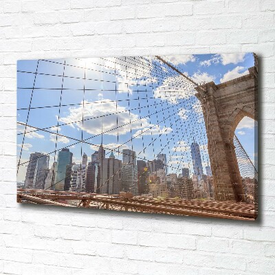 Tableau sur toile Pont de New York