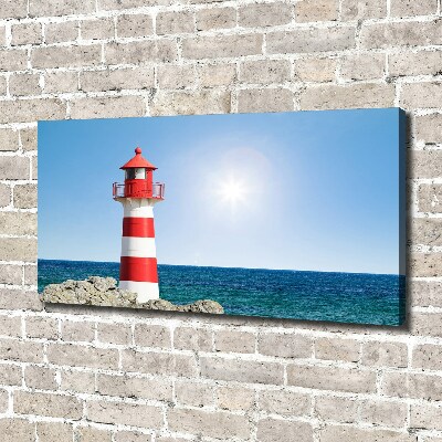 Tableau imprimé sur toile Phare