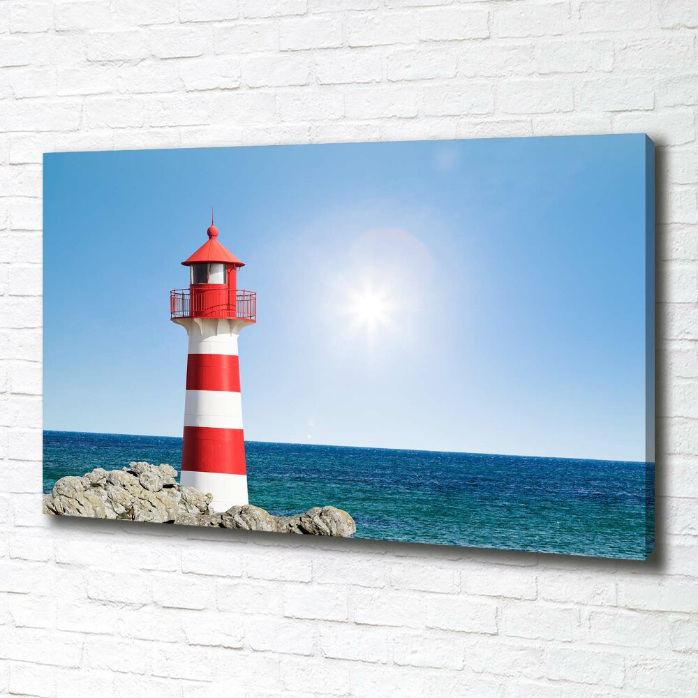 Tableau imprimé sur toile Phare