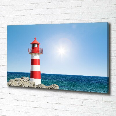 Tableau imprimé sur toile Phare