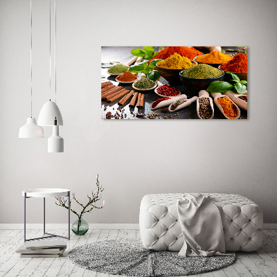 Tableau photo sur toile Épices colorées