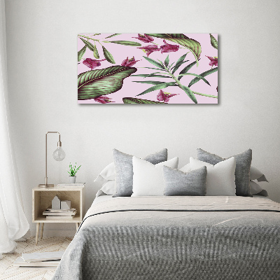 Tableau imprimé sur toile Les fleurs tropicales