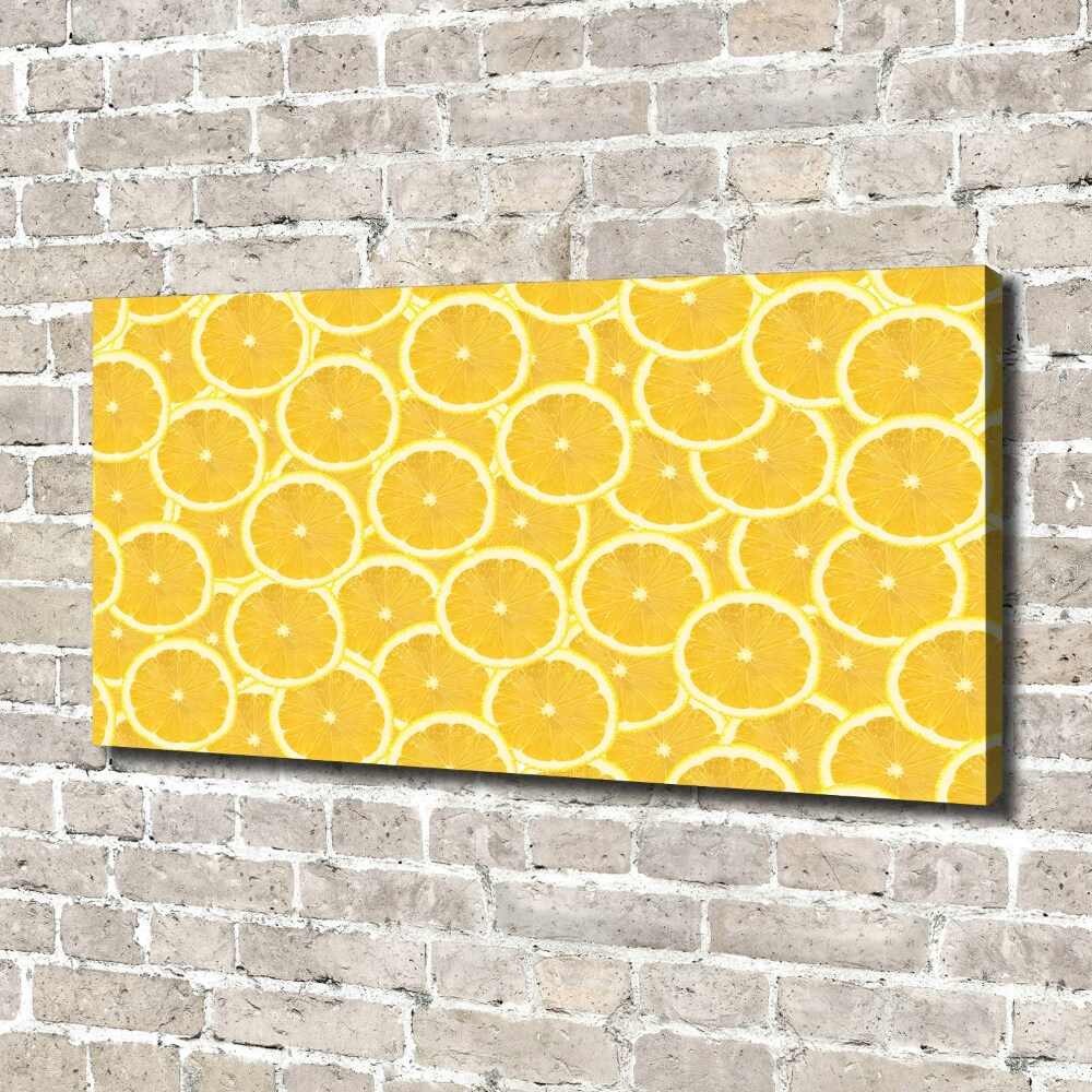 Tableau mural sur toile Tranches de citron