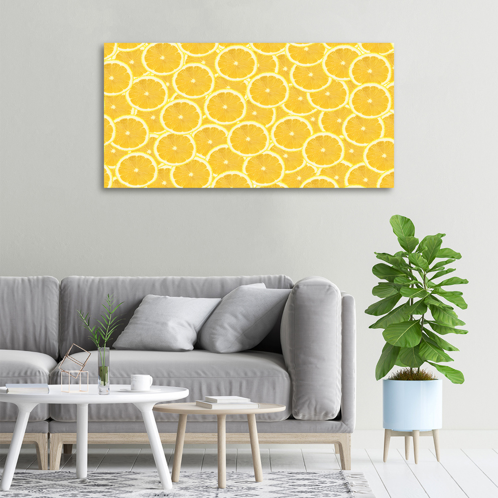 Tableau mural sur toile Tranches de citron