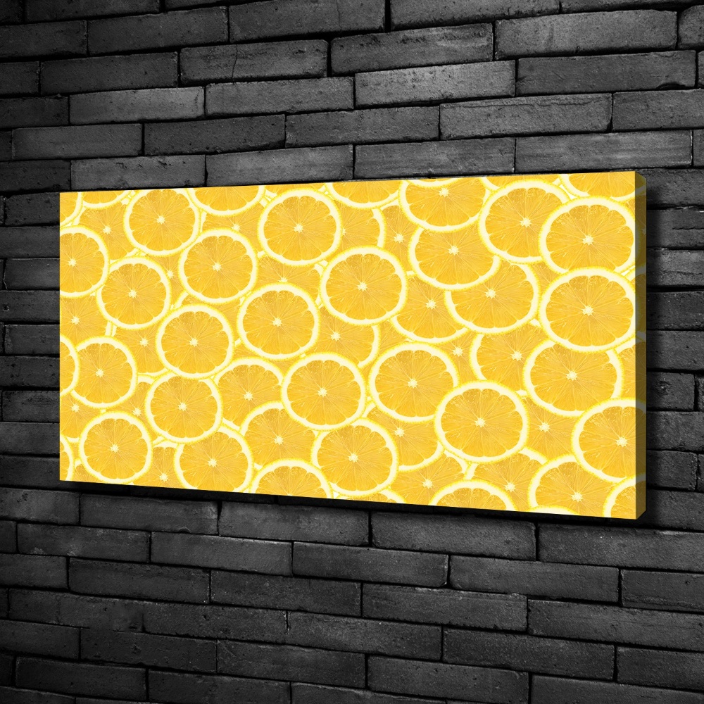 Tableau mural sur toile Tranches de citron