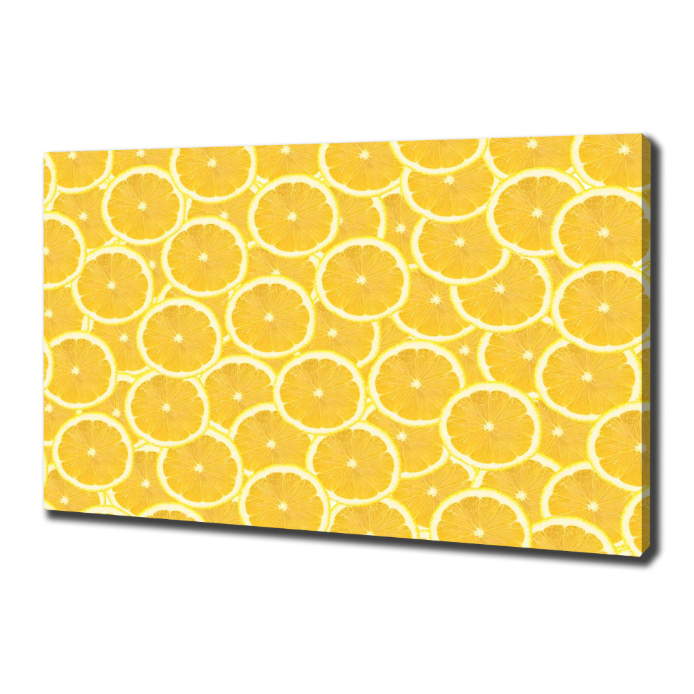 Tableau mural sur toile Tranches de citron