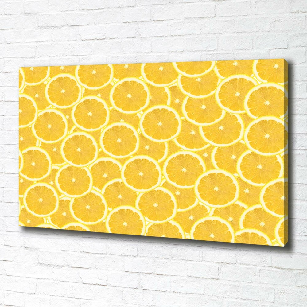 Tableau mural sur toile Tranches de citron