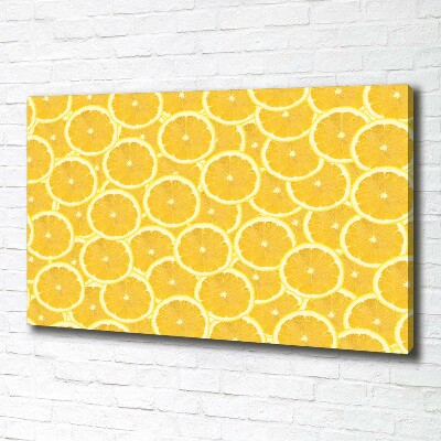 Tableau mural sur toile Tranches de citron