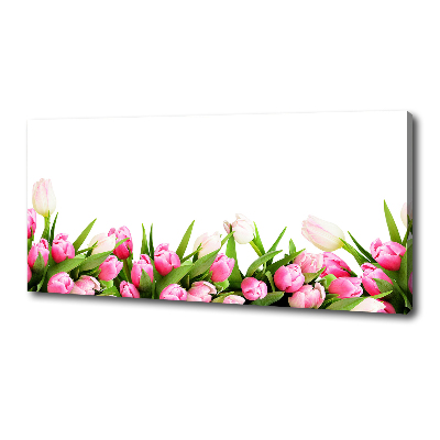 Tableau mural sur toile Tulipes roses