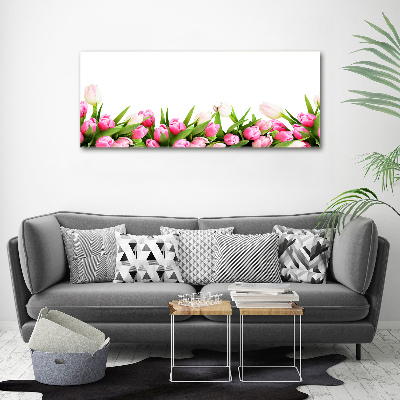 Tableau mural sur toile Tulipes roses