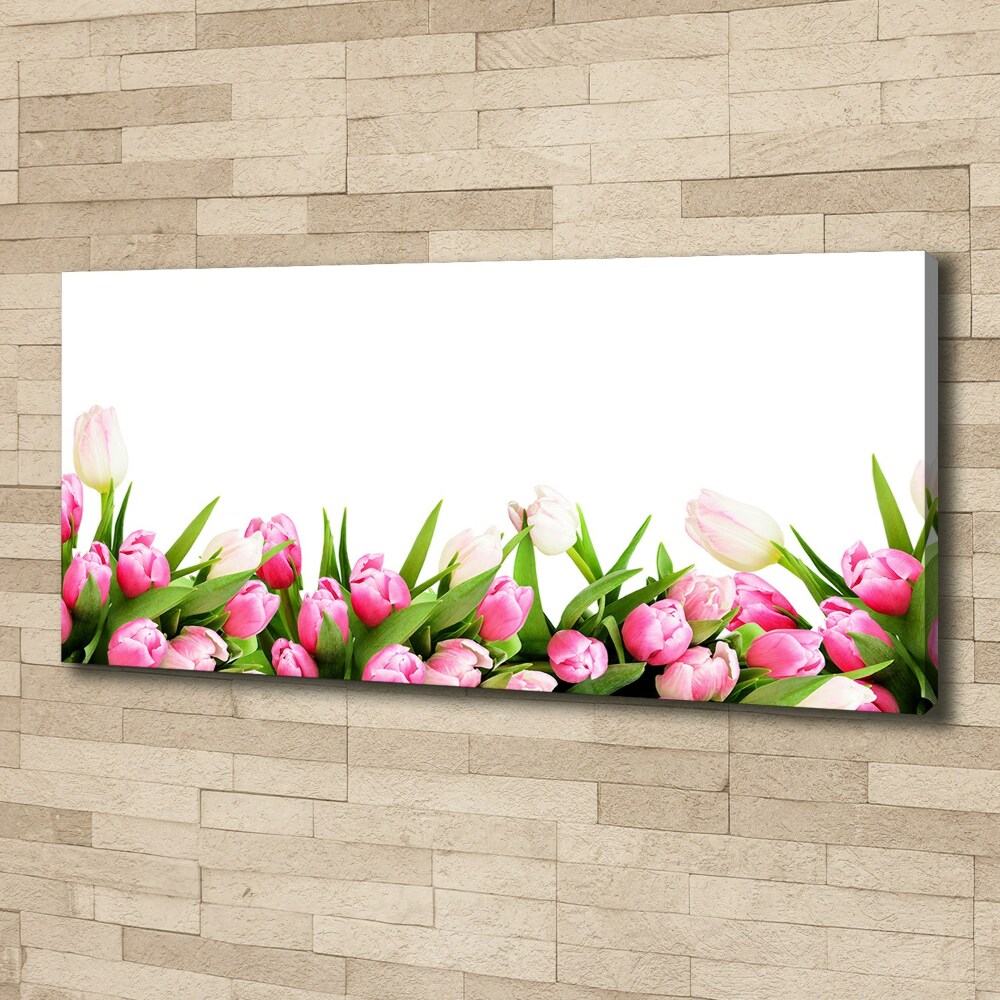 Tableau mural sur toile Tulipes roses