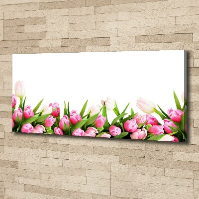 Tableau mural sur toile Tulipes roses