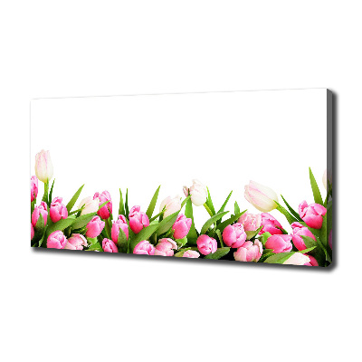 Tableau mural sur toile Tulipes roses