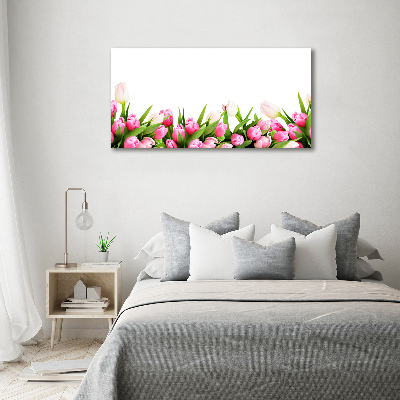 Tableau mural sur toile Tulipes roses