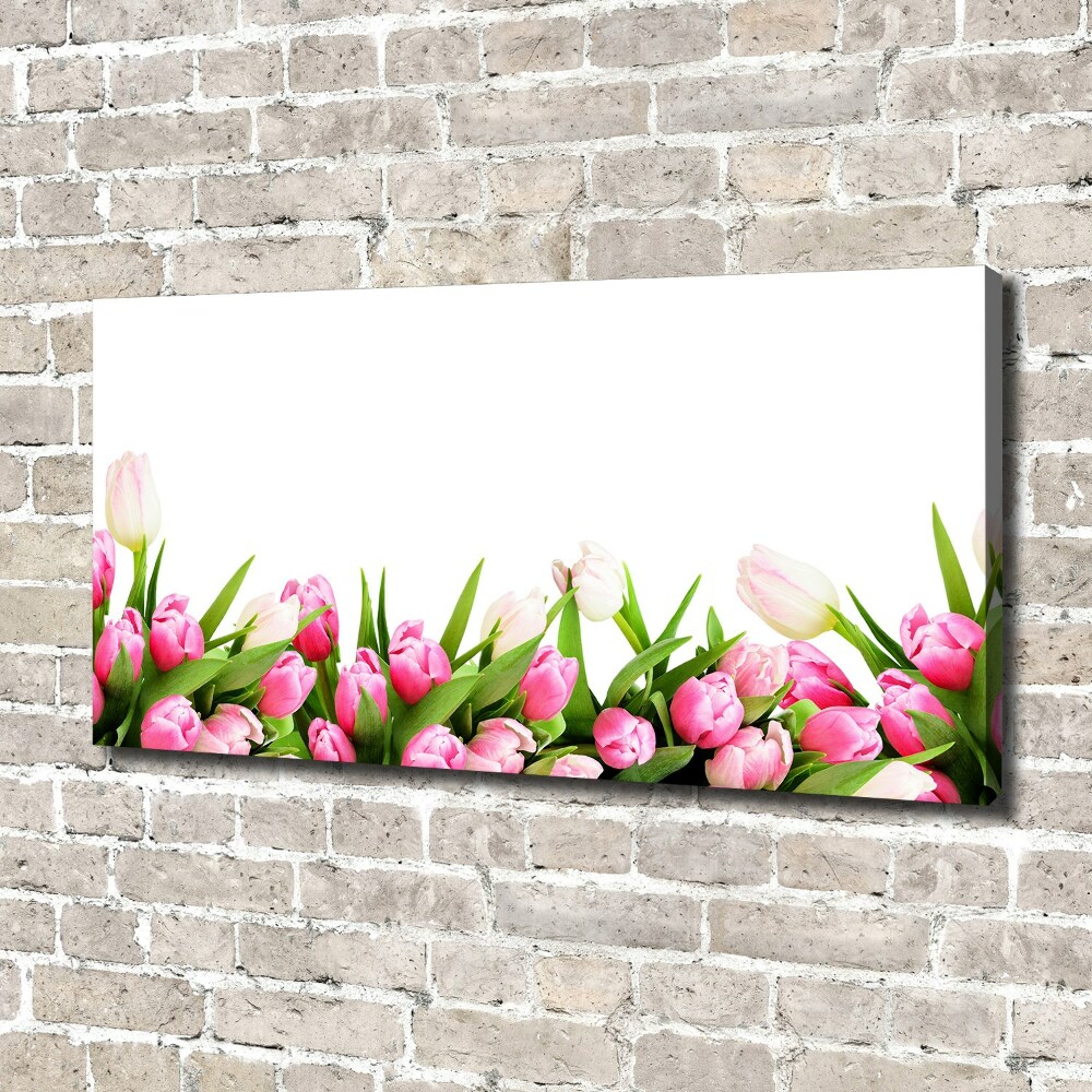 Tableau mural sur toile Tulipes roses