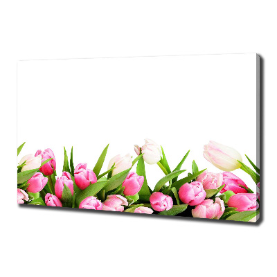 Tableau mural sur toile Tulipes roses