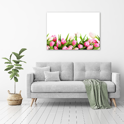 Tableau mural sur toile Tulipes roses