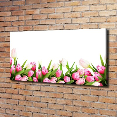 Tableau mural sur toile Tulipes roses