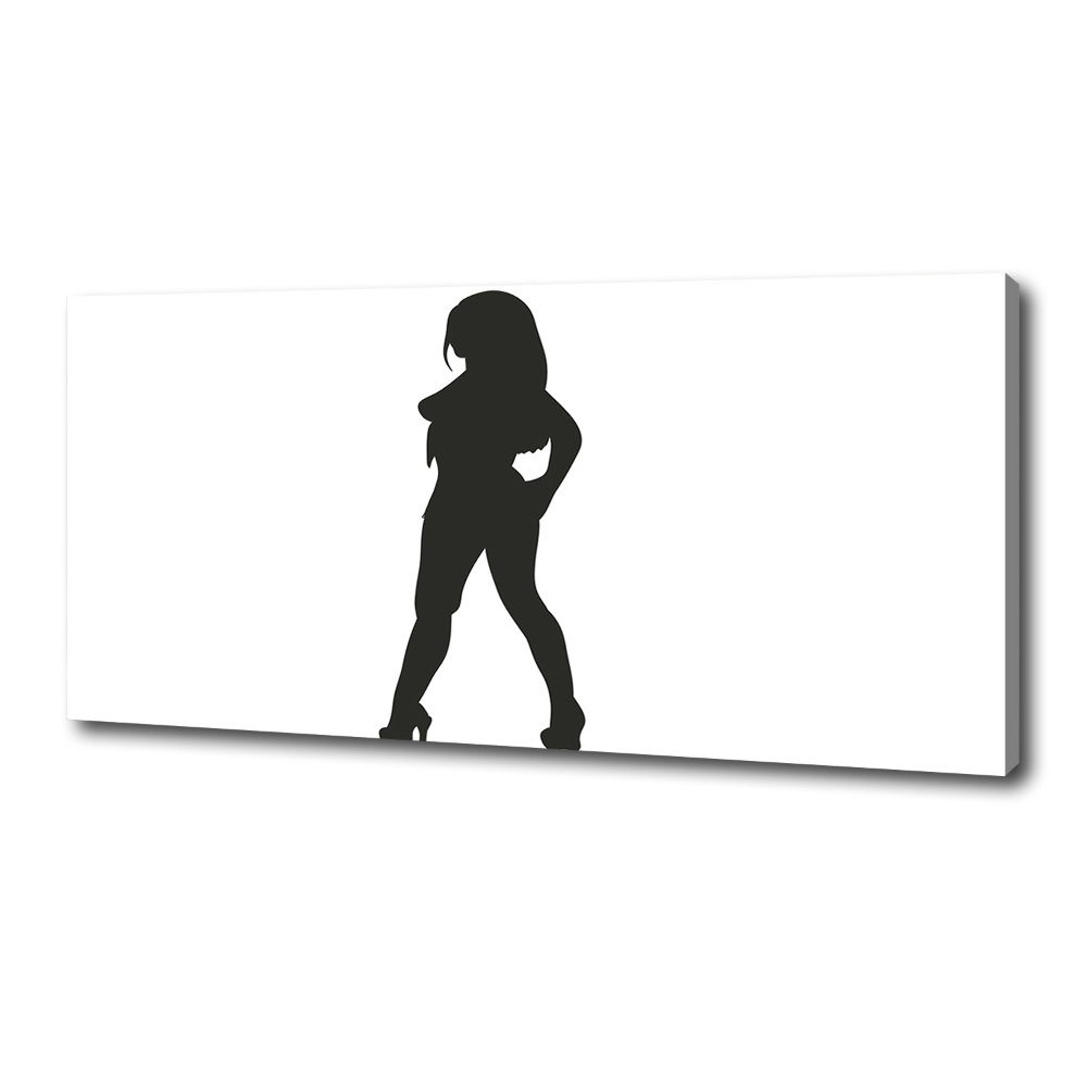 Tableau mural sur toile Silhouette de femme