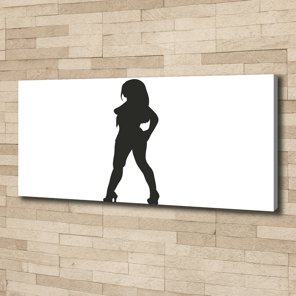 Tableau mural sur toile Silhouette de femme