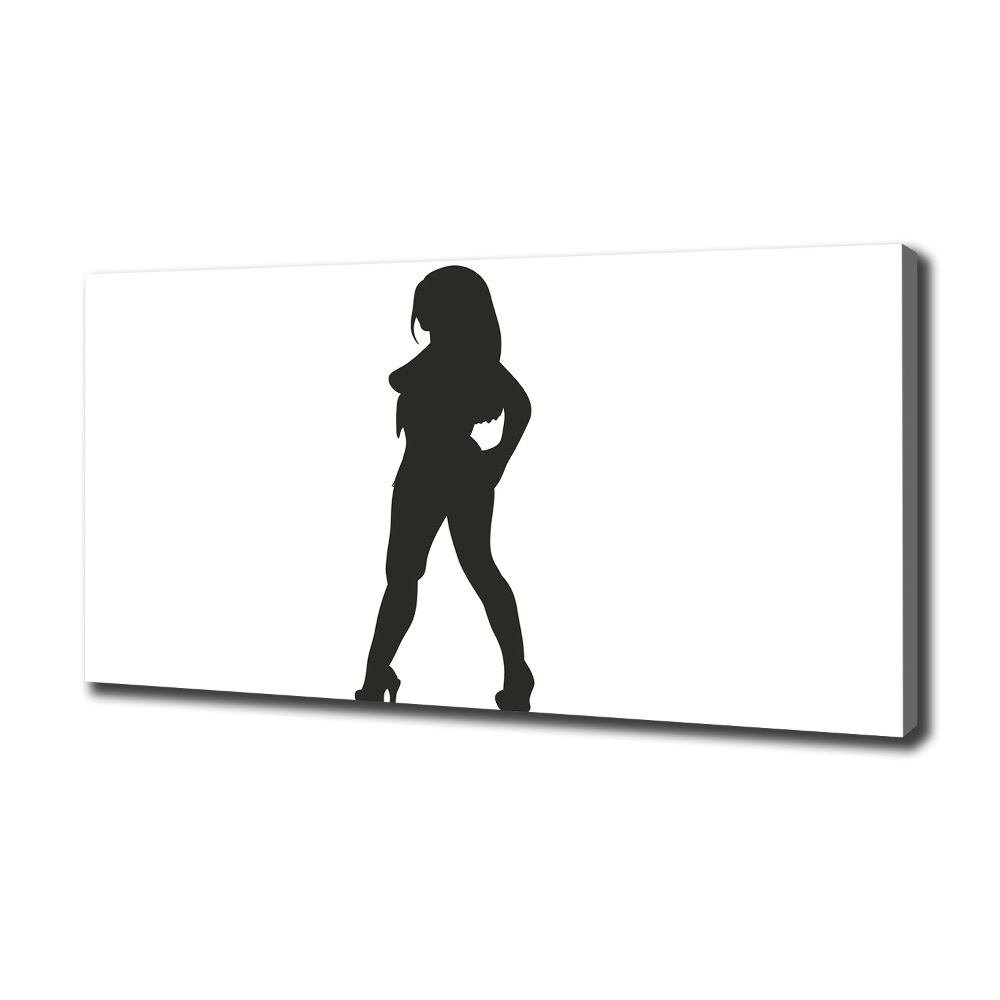 Tableau mural sur toile Silhouette de femme