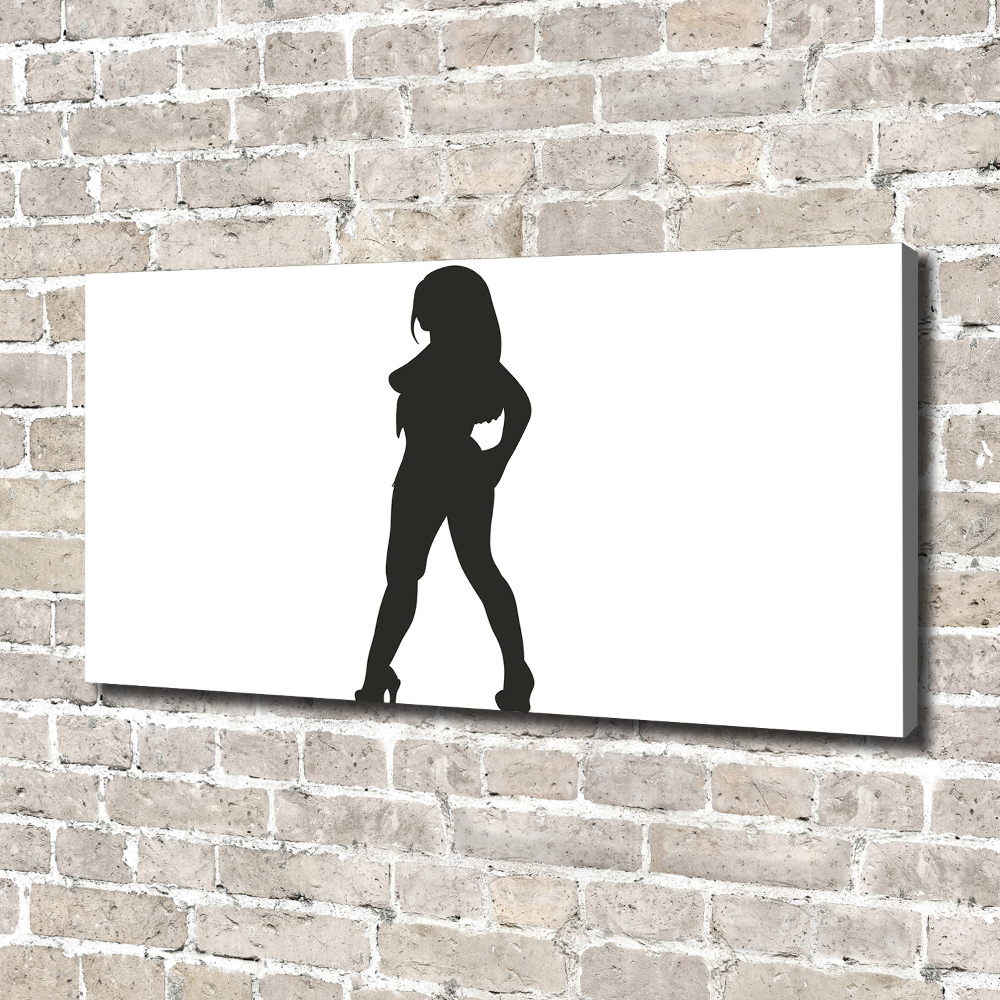 Tableau mural sur toile Silhouette de femme