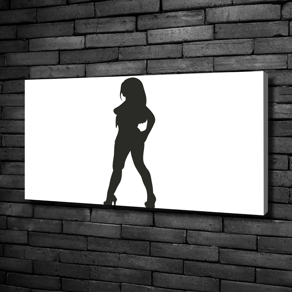 Tableau mural sur toile Silhouette de femme