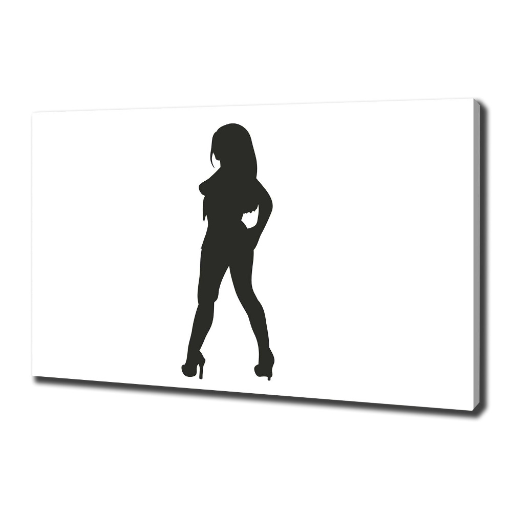 Tableau mural sur toile Silhouette de femme