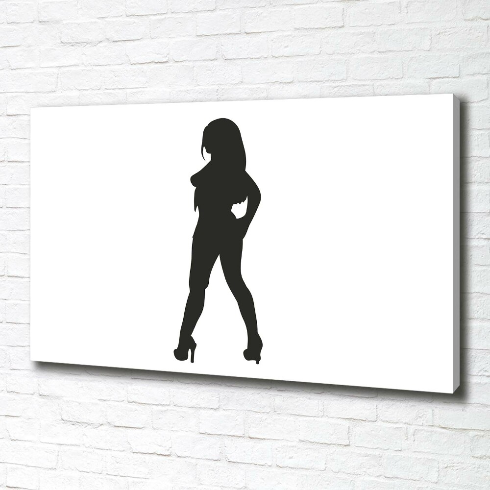 Tableau mural sur toile Silhouette de femme