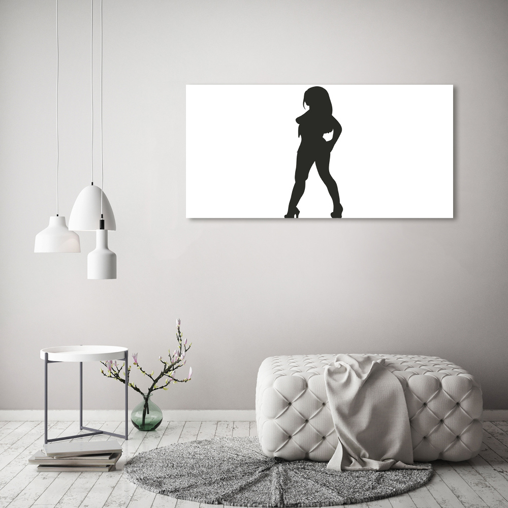 Tableau mural sur toile Silhouette de femme