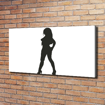 Tableau mural sur toile Silhouette de femme