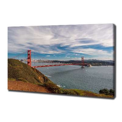 Tableau sur toile Le pont de San Francisco