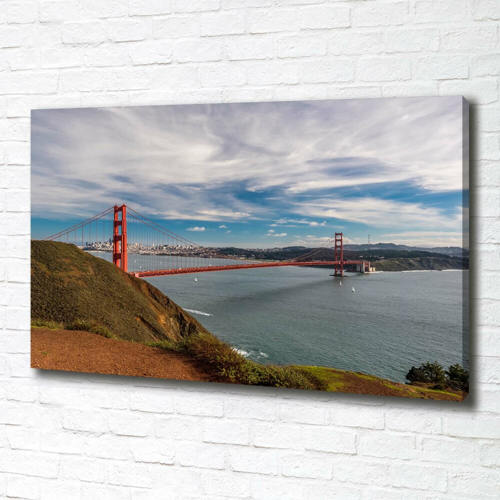 Tableau sur toile Le pont de San Francisco