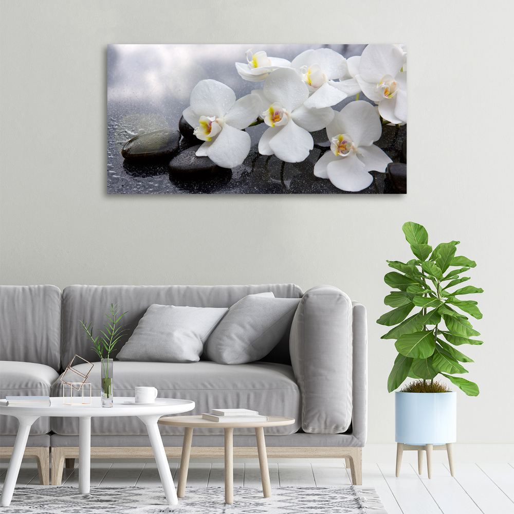 Tableau sur toile Fleur d'orchidée