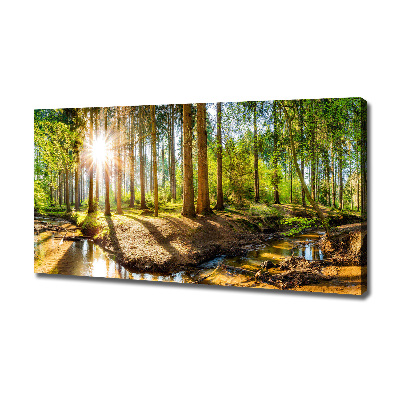 Tableau sur toile Panorama de la forêt