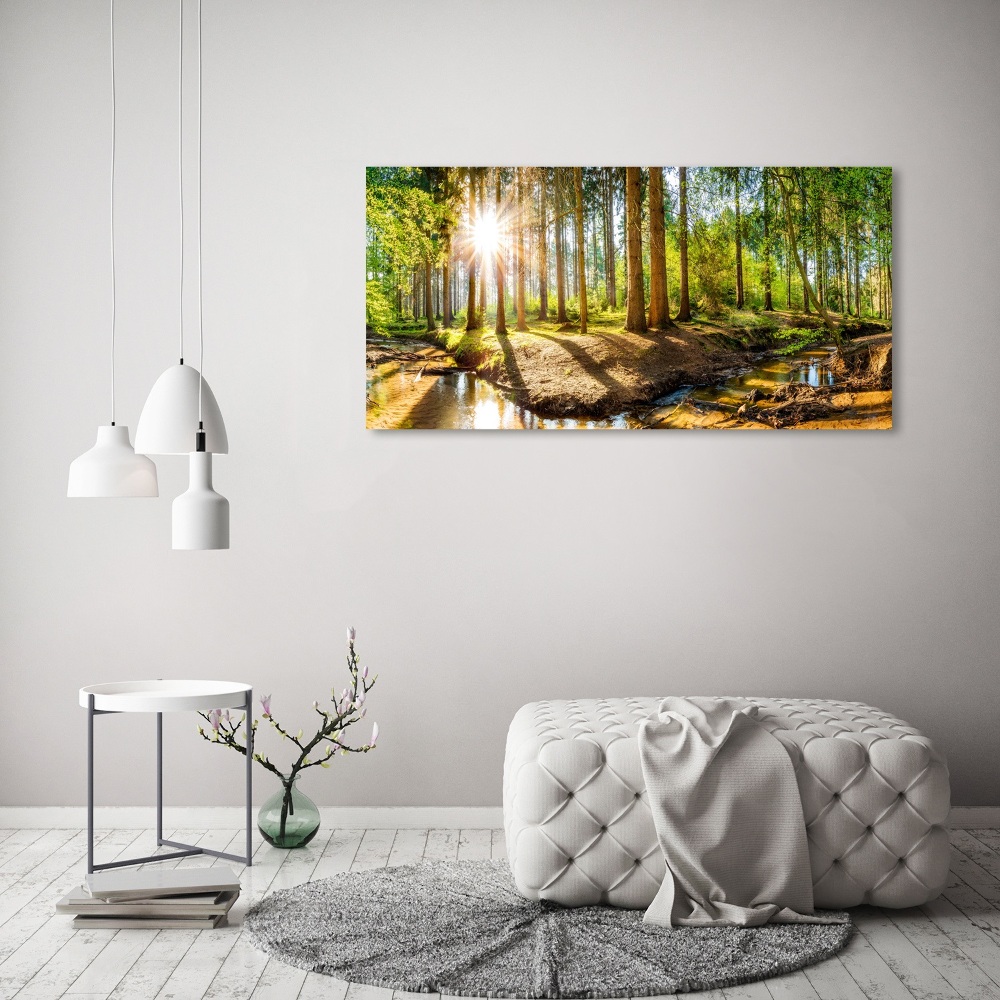 Tableau sur toile Panorama de la forêt