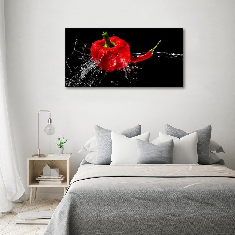 Tableau sur toile Poivrons rouges