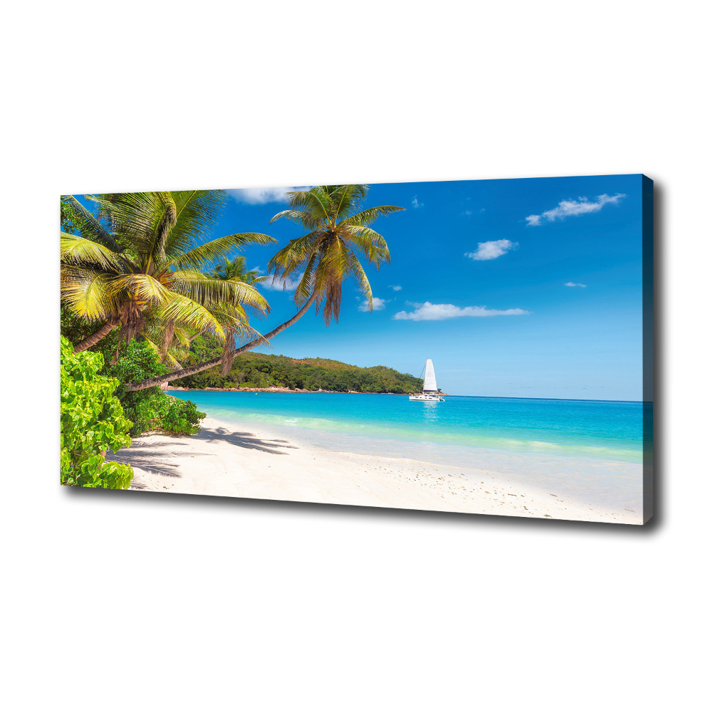 Tableau imprimé sur toile Plage tropicale