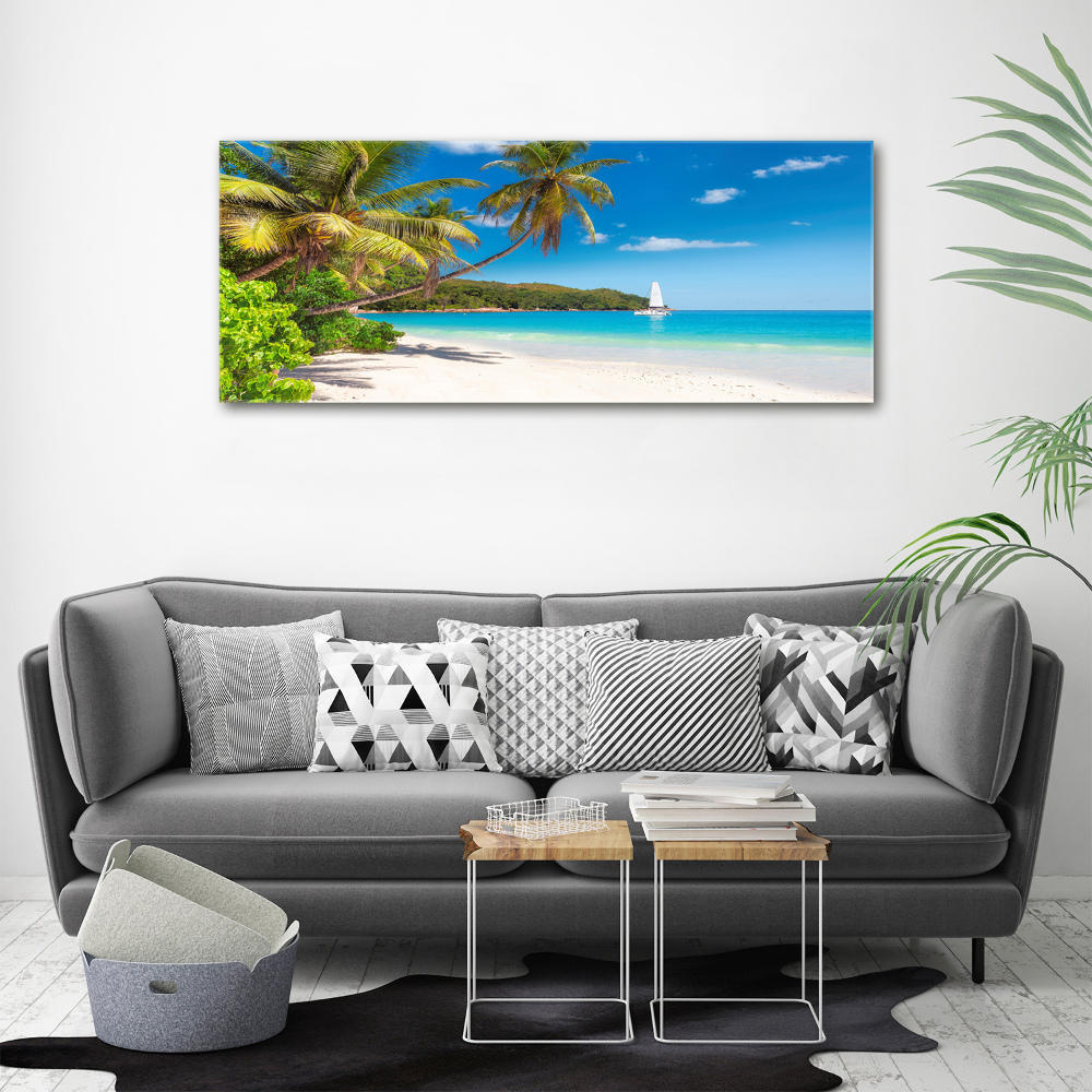 Tableau imprimé sur toile Plage tropicale