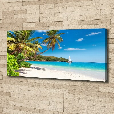 Tableau imprimé sur toile Plage tropicale