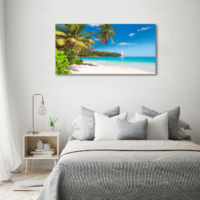 Tableau imprimé sur toile Plage tropicale