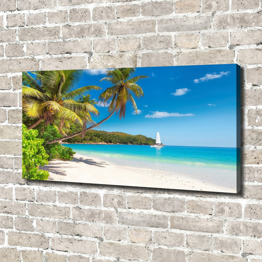 Tableau imprimé sur toile Plage tropicale